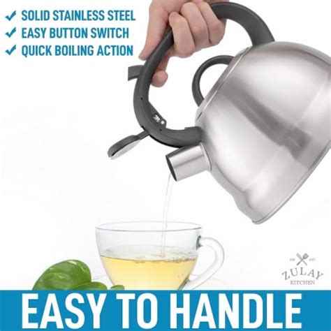Stainless Steel Whistling Tea Kettle
